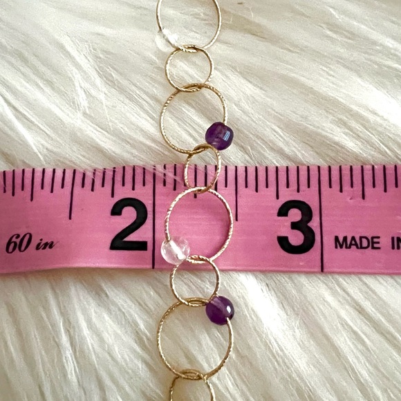 14k gold CAODURO Italian Luxury bracelet rings/circles - Picture 11 of 13